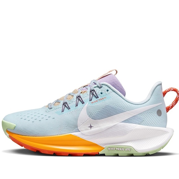 Nike Pegasus Trail 5 Women's Running Shoes, Blue Daybreak Sundial White, Size 9 - Picture 1 of 11